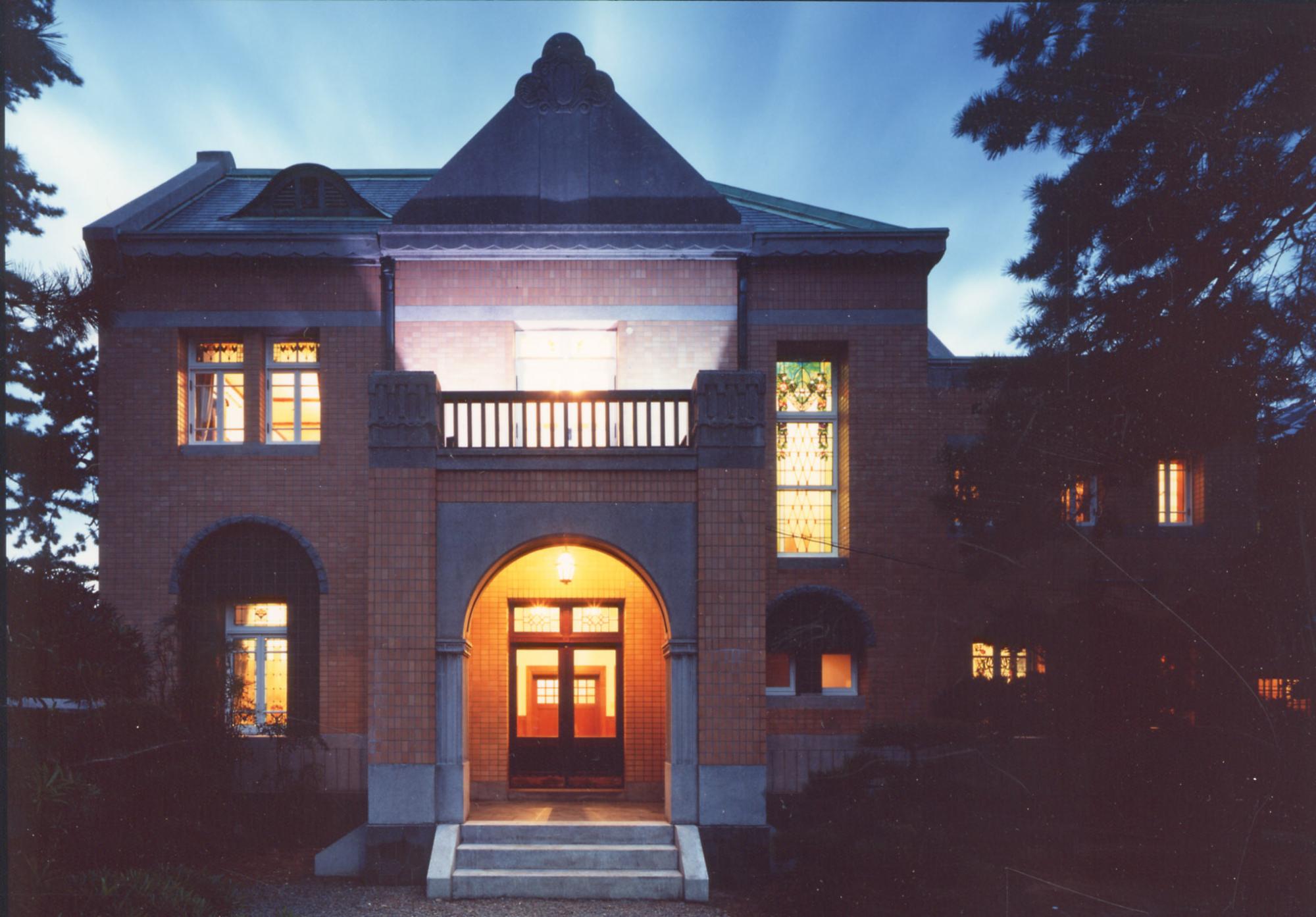 田尻歴史館洋館夜景